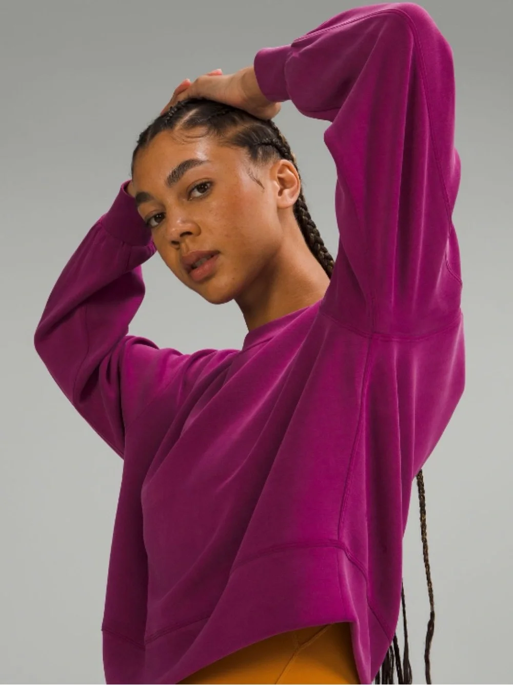 Lululemon Perfectly Oversized Cropped Crew *Softstreme